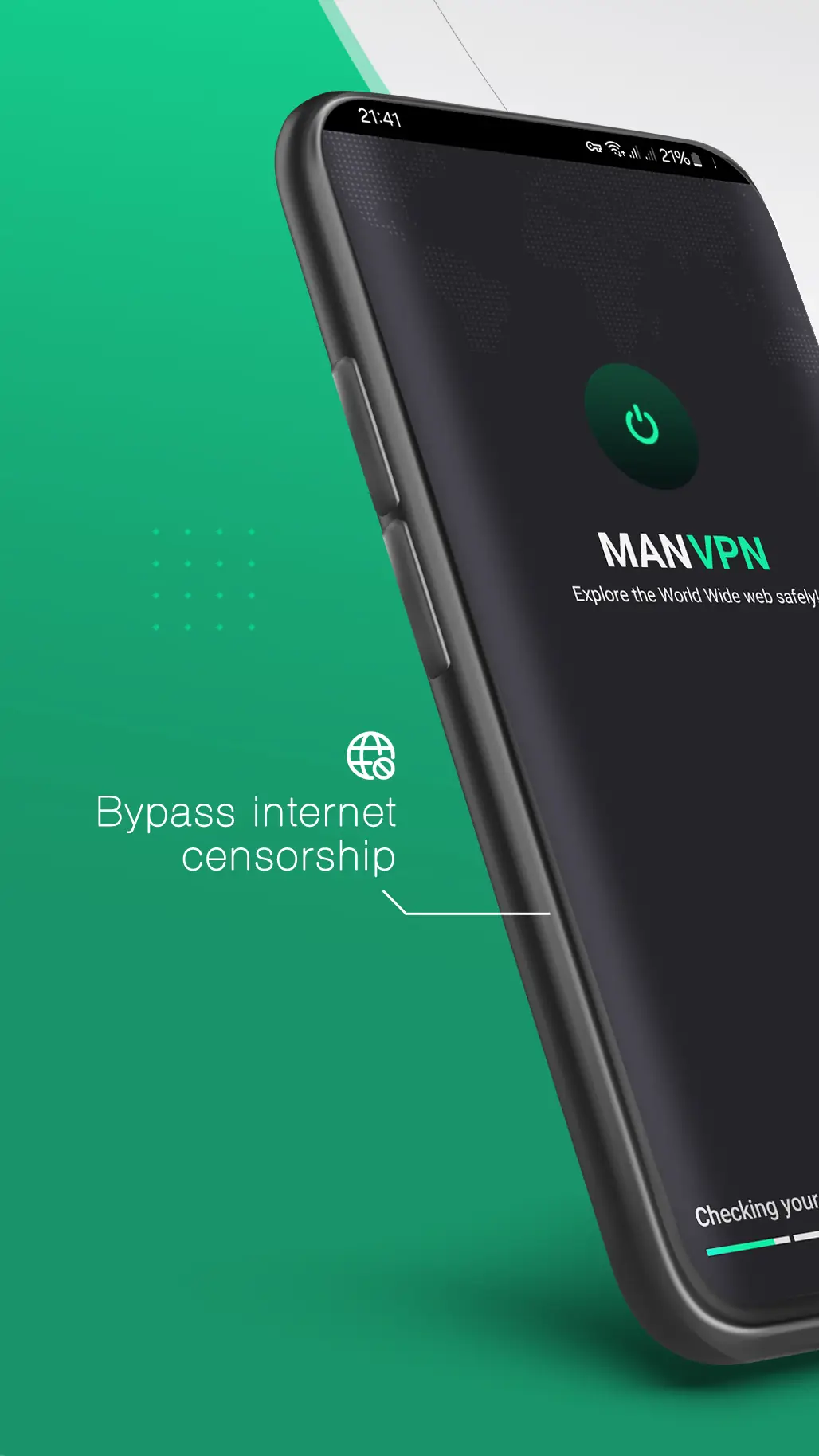 Captura de tela Man VPN - Secure VPN Proxy 1