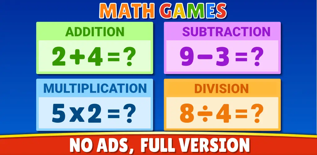 Matematikai játékok (magyar) játszma, meccs borítókép Androidhoz