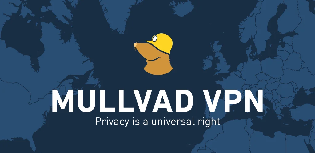Mullvad VPN aplicativo arte da capa para Android