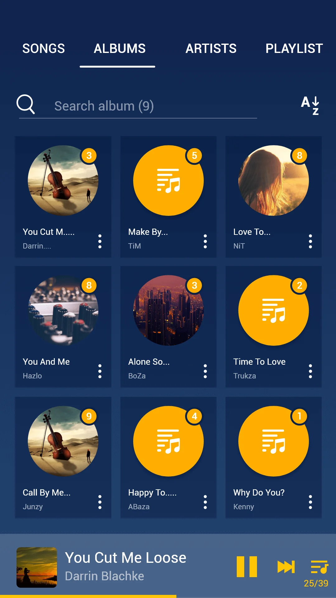 Tangkapan layar Pemutar Musik - Pemutar MP3 2