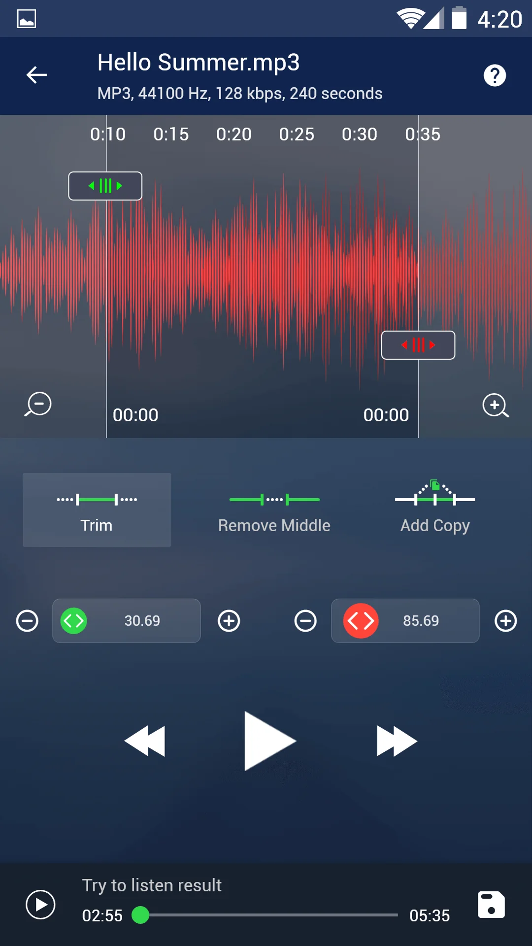 Tangkapan layar Pemutar Musik - Pemutar MP3 5