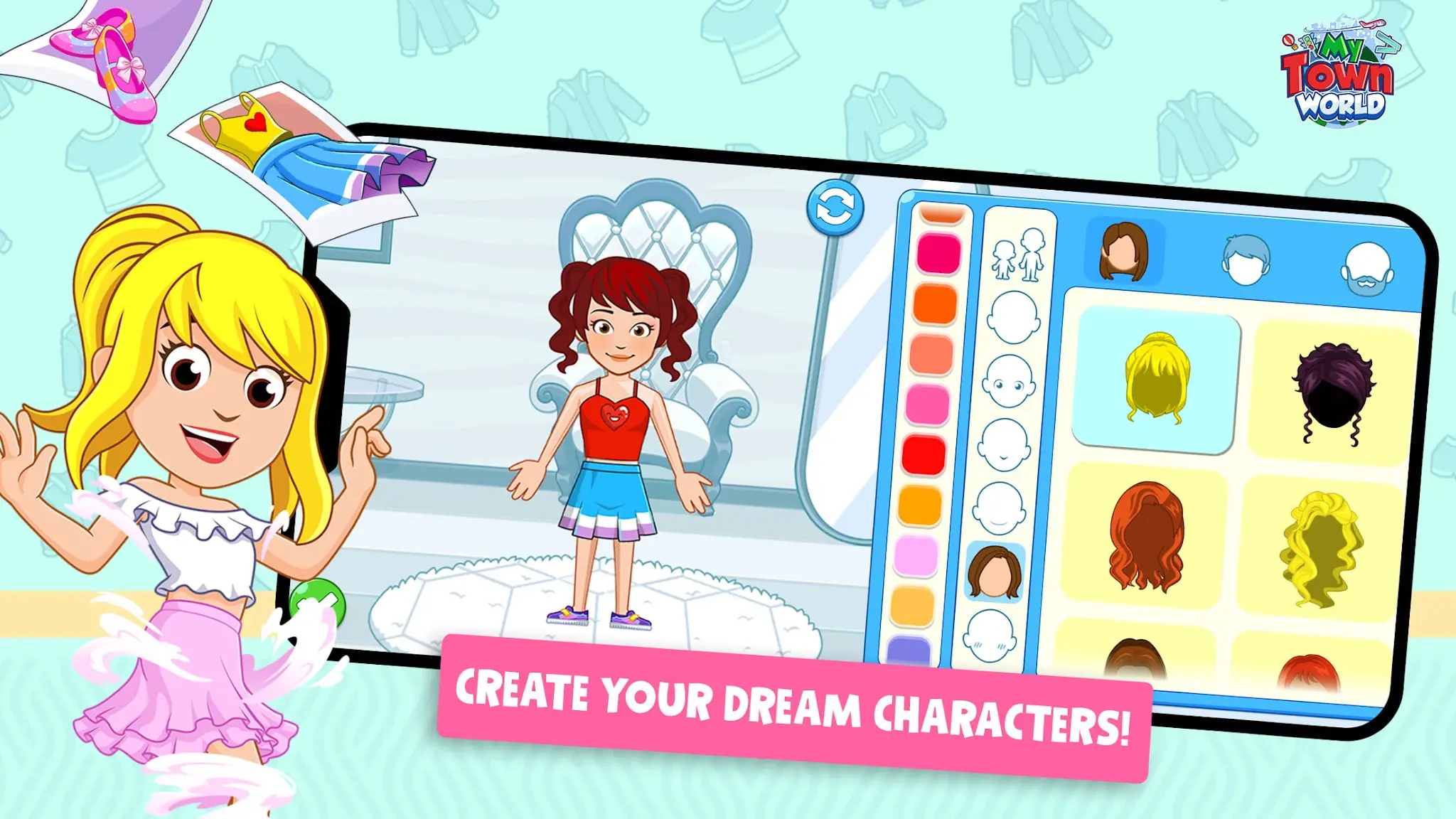 Ảnh chụp màn hình My Town World: Ngôi nhà Búp 1