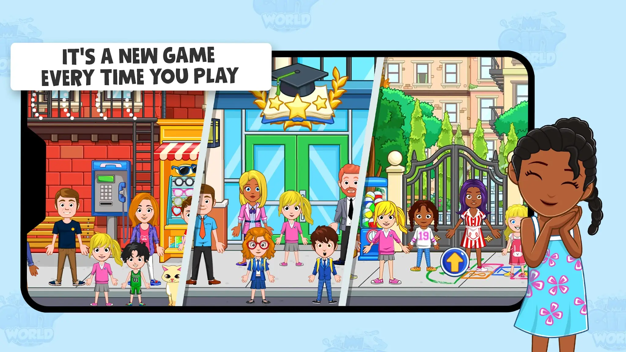 Ảnh chụp màn hình My Town World: Ngôi nhà Búp 7
