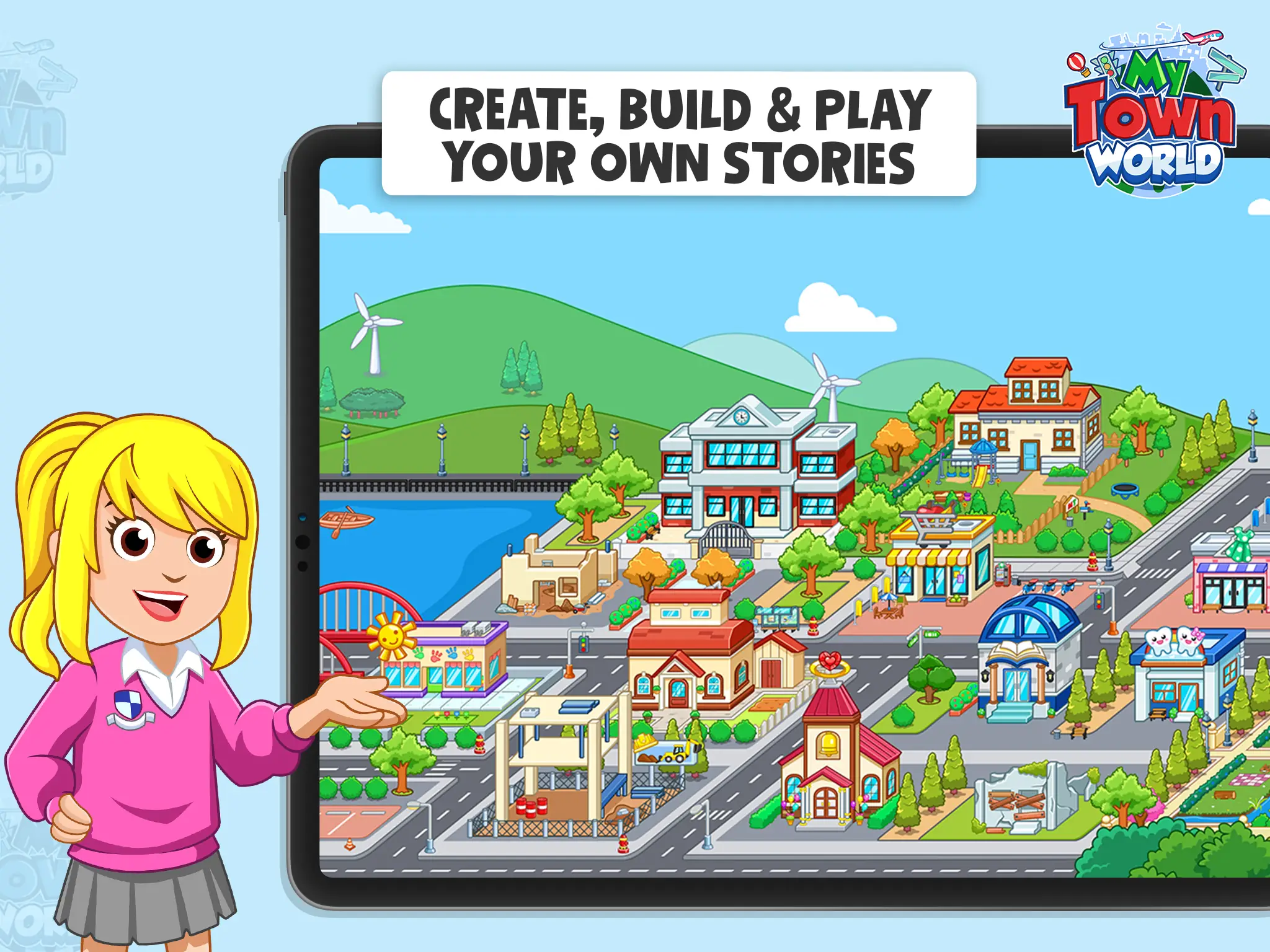 Ảnh chụp màn hình My Town World: Ngôi nhà Búp 8