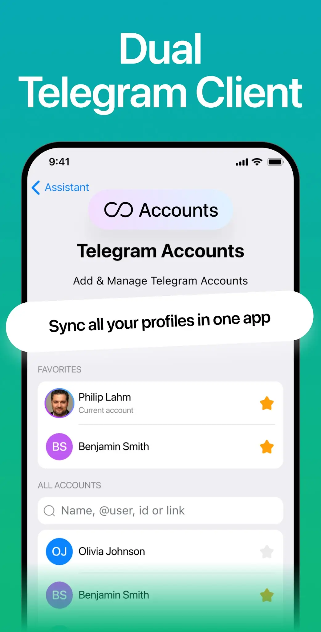 Tangkapan layar Nicegram: AI x Dual Telegram 2