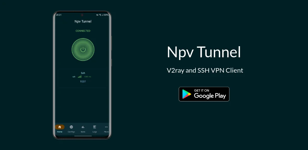 Npv Tunnel V2ray/SSH приложение обложка для Android