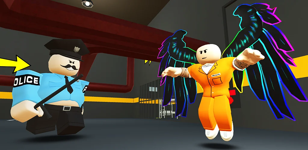 Obby Prison Escape Scary Games jogo arte da capa para Android