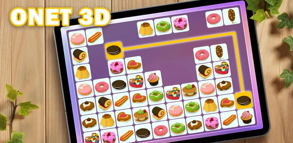 Onet 3D - Tile Matching Game játszma, meccs borítókép Androidhoz
