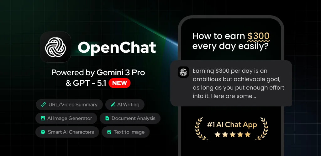 Open Chat - AI bot app приложение корица за Android
