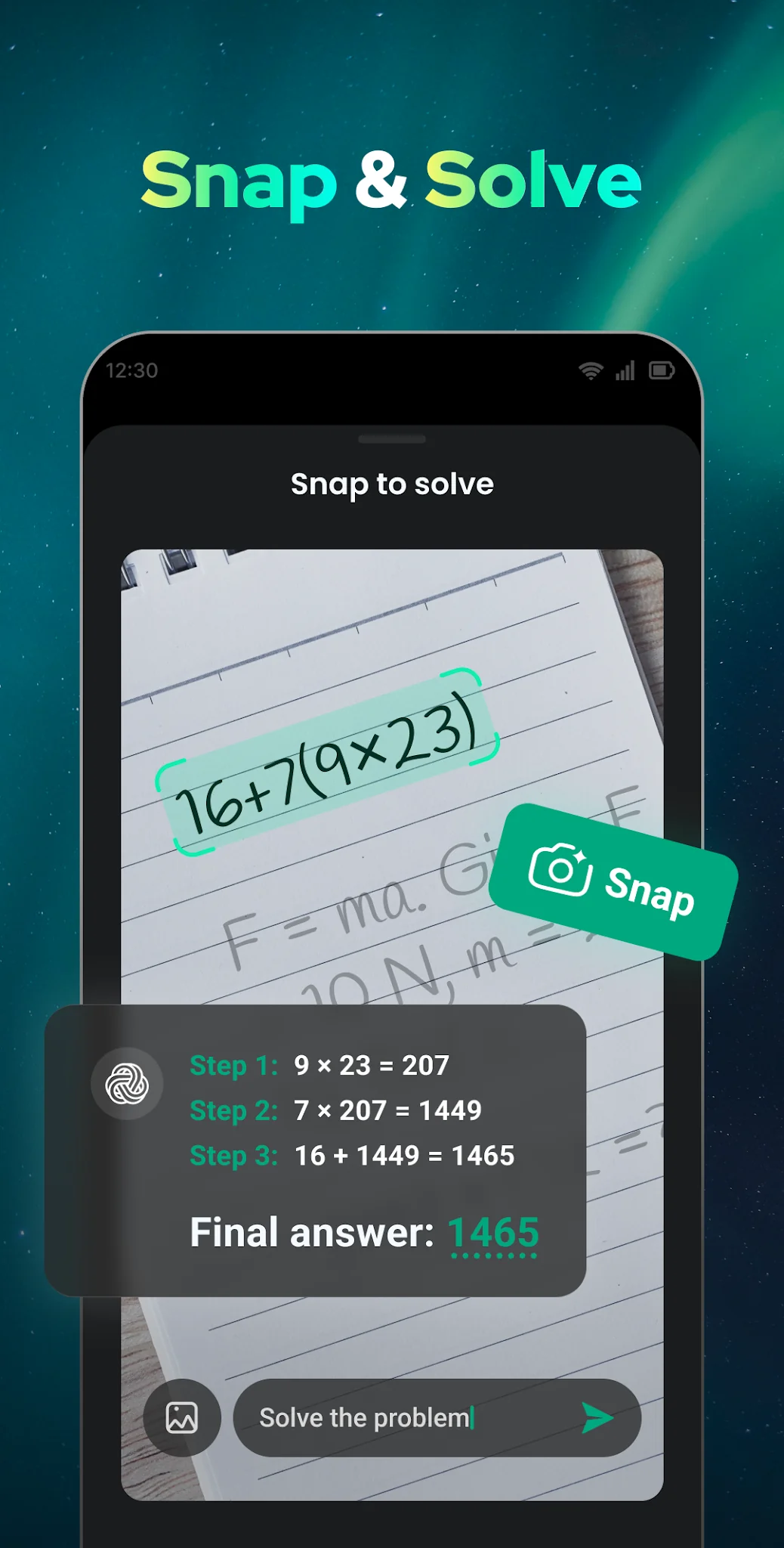 Снимка на екрана Open Chat - AI bot app 3