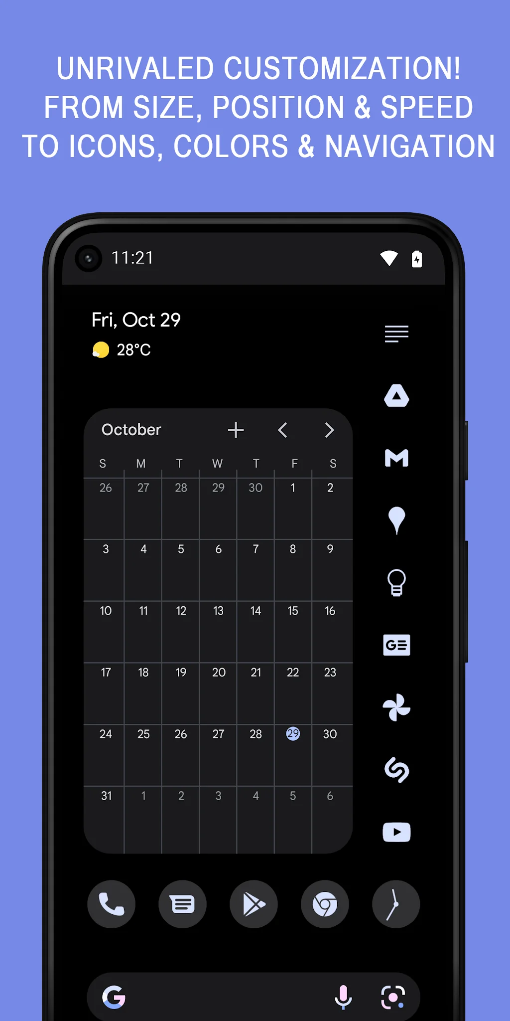 Скріншот Panels - sidebar launcher 3