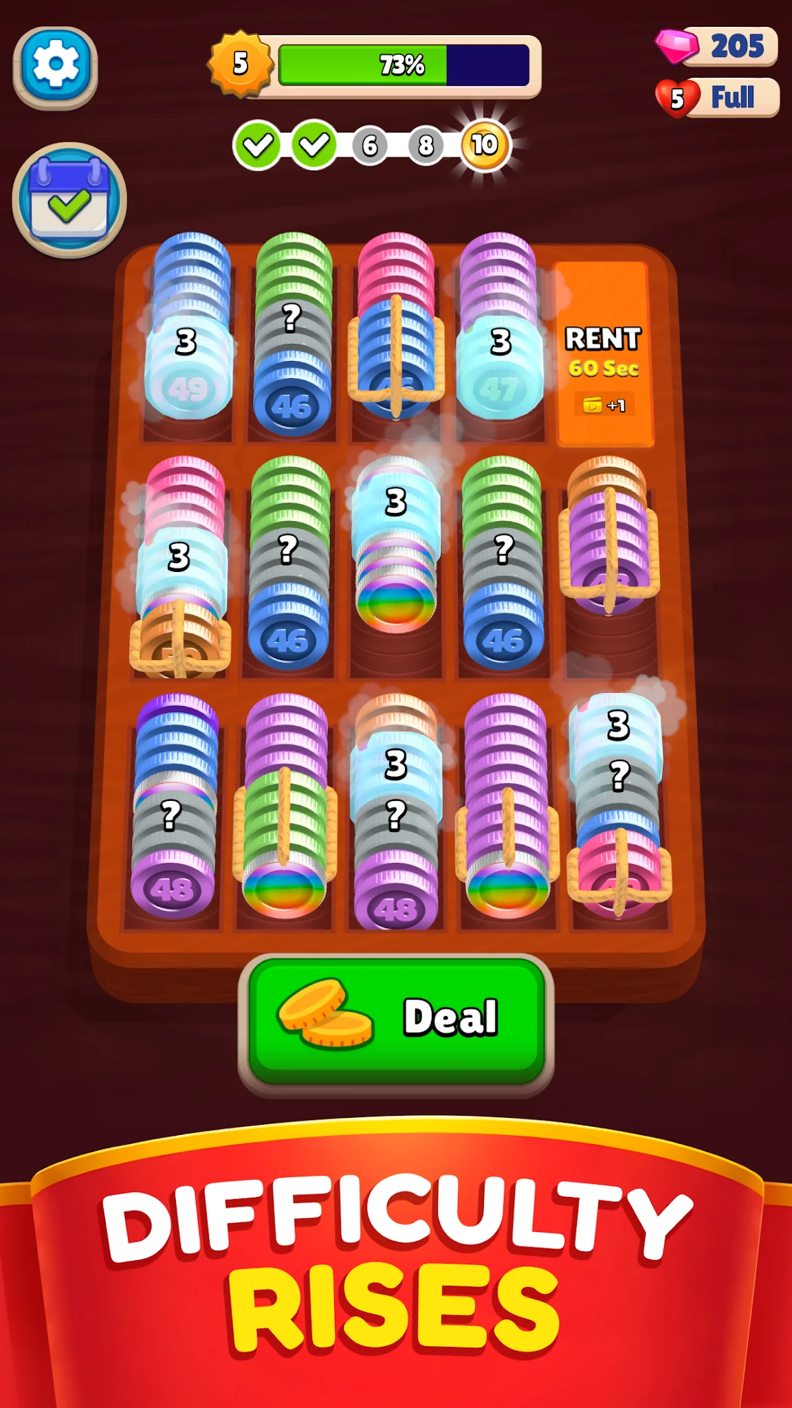 Screenshot Pocket Sort: Münzrätsel 6