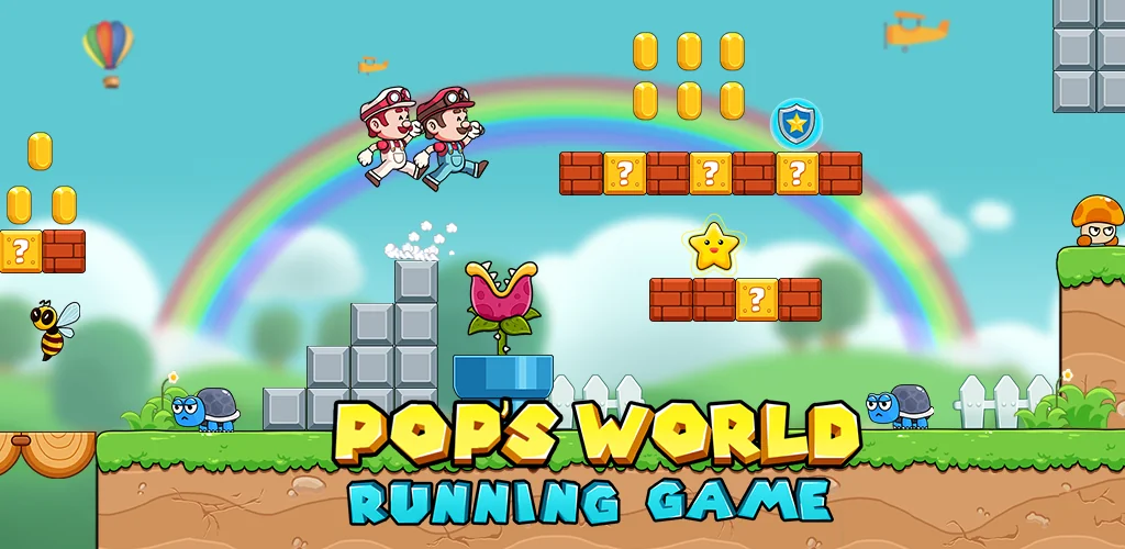 Pop World Супер денди оригинал игра обложка для Android