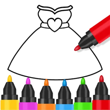 Coloring and Drawing For Girls Ikona