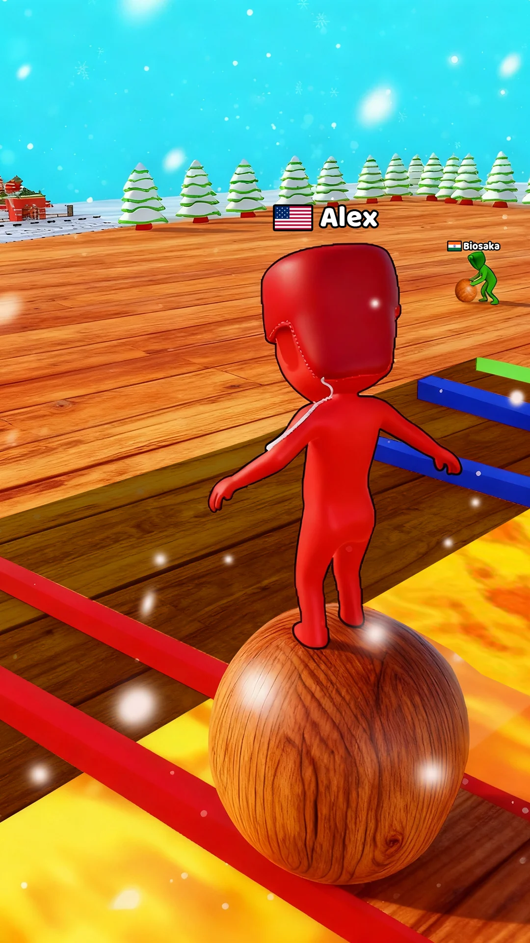 Снимка на екрана Snow Race 3D™: Fun Racing 1