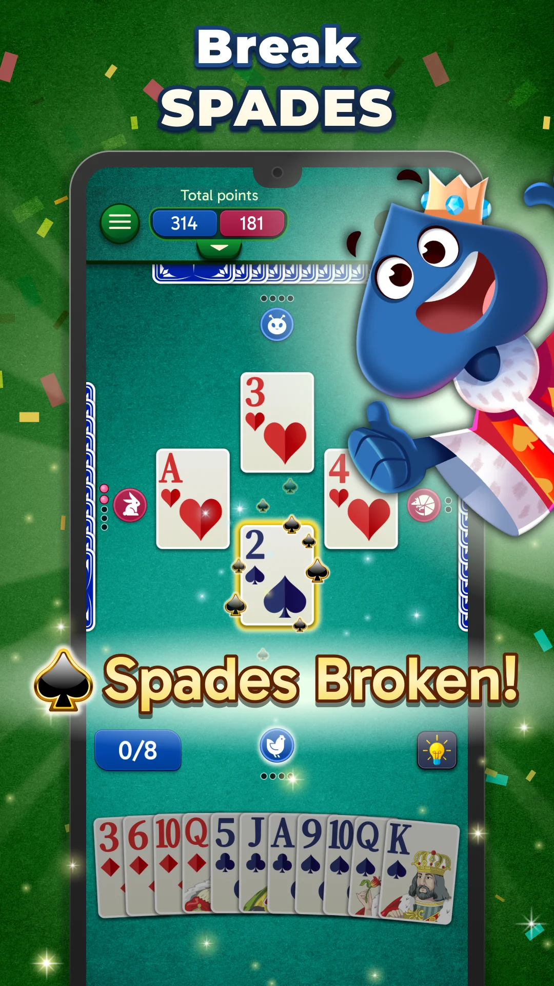 Screenshot Spades Stars - Card Game 4