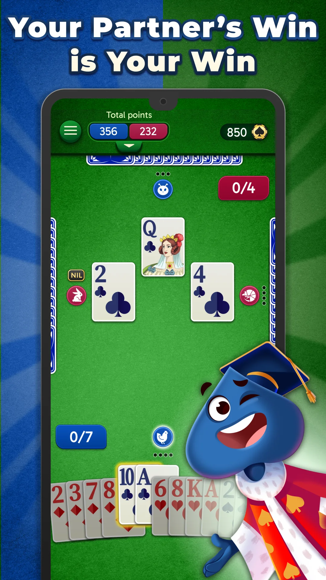 Screenshot Spades Stars - Card Game 5