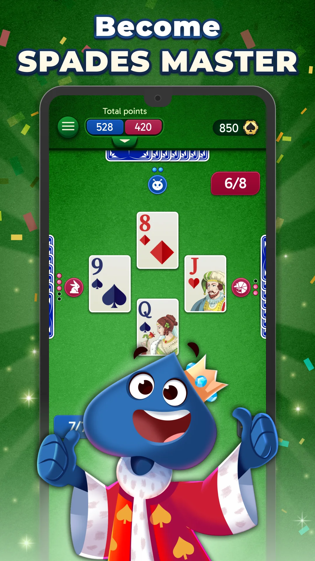 Screenshot Spades Stars - Card Game 7
