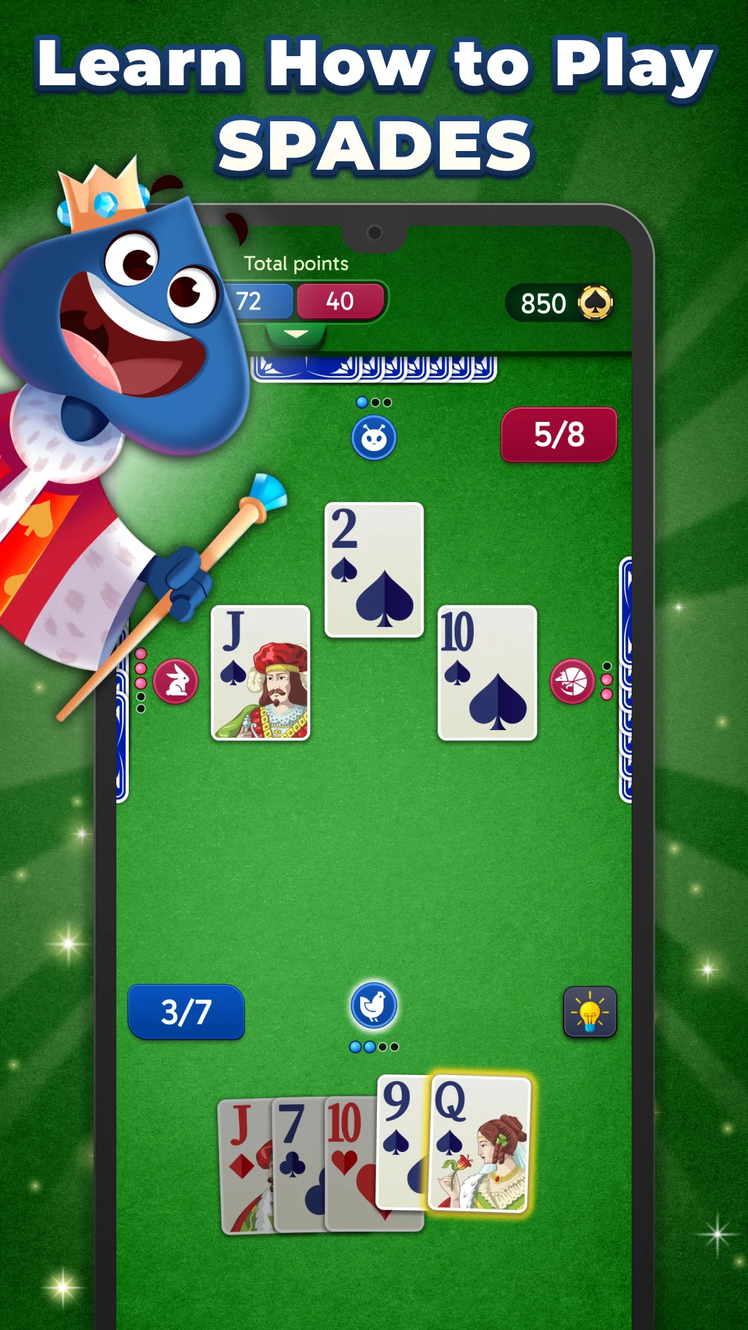 Screenshot Spades Stars - Card Game 8