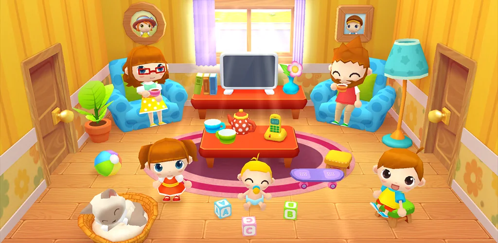 Stories Junior: Дом семьи игра обложка для Android