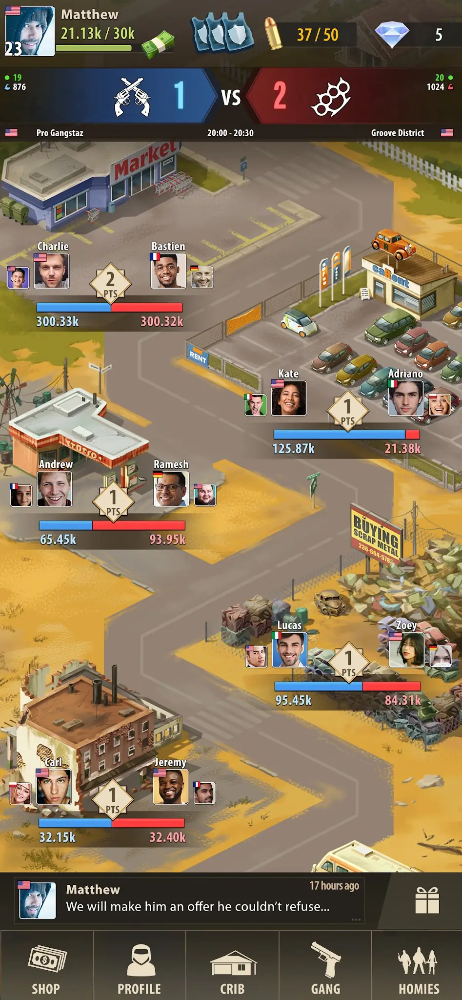 Скриншот The Gang: Street Mafia Wars 7