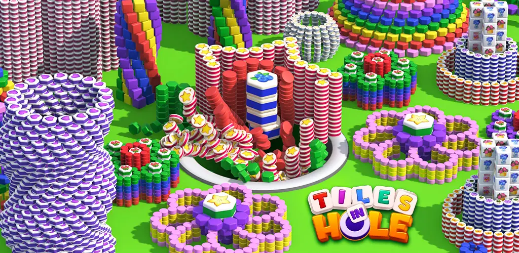 Tiles in Hole: Black Hole игра обложка для Android