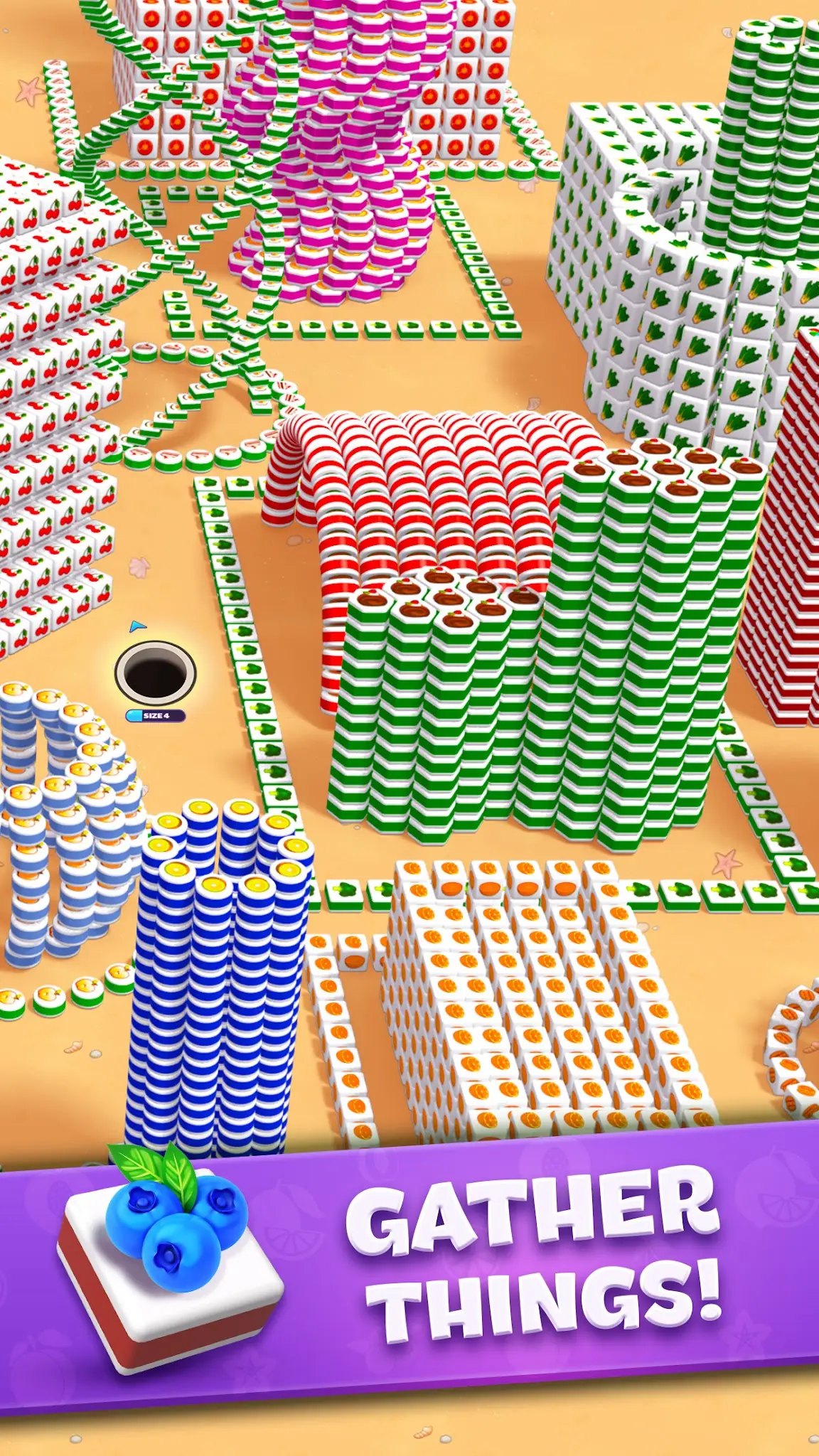 Скриншот Tiles in Hole: Black Hole 2