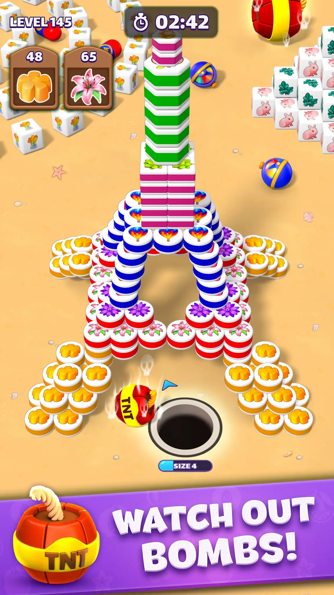 Скриншот Tiles in Hole: Black Hole 4