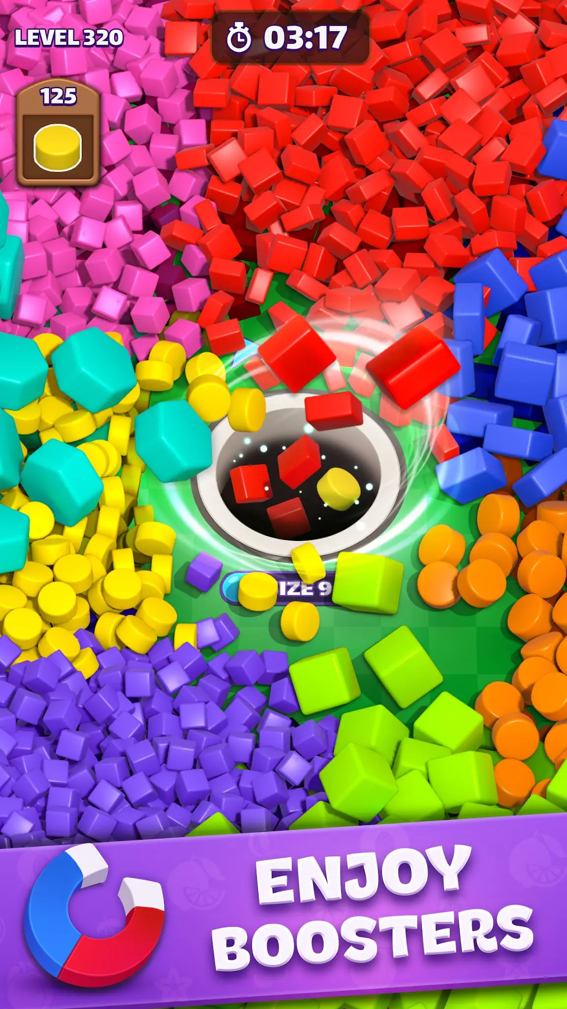 Скриншот Tiles in Hole: Black Hole 5