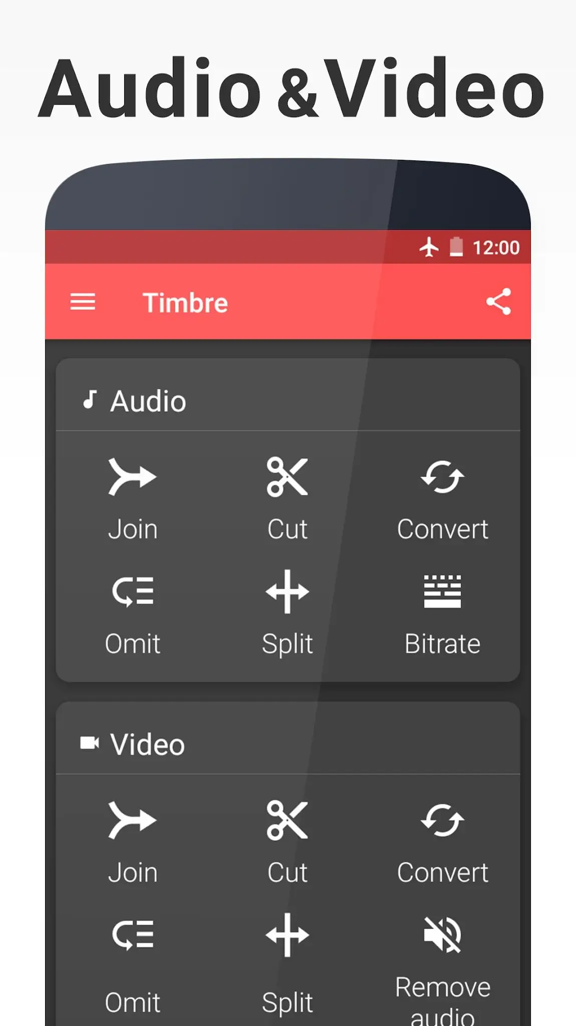 Скріншот Timbre: Audio/Video Cut Join 3