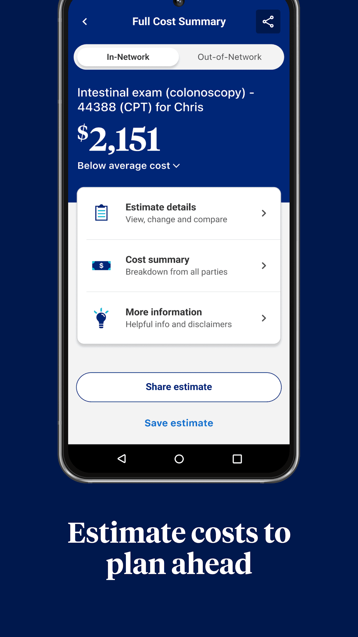 Captura de pantalla UnitedHealthcare 3