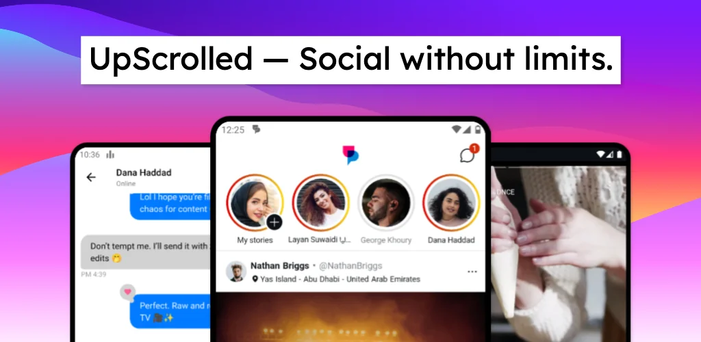 UpScrolled приложение обложка для Android
