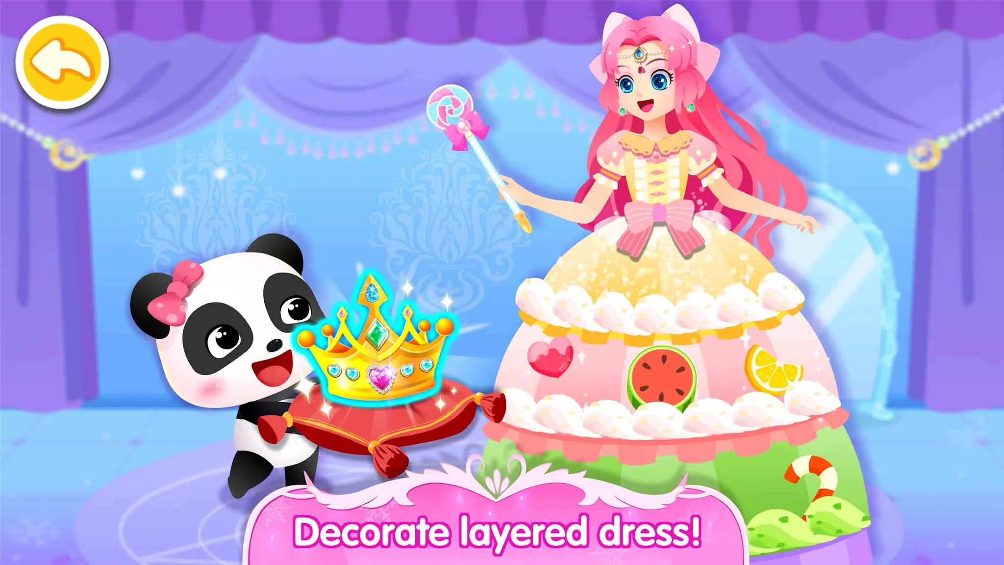Снимка на екрана Little Panda: Princess Party 5