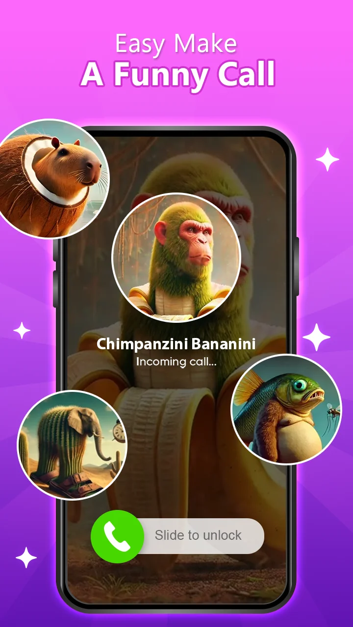 Captura de pantalla Animal Call&Chat: Music Prank 2