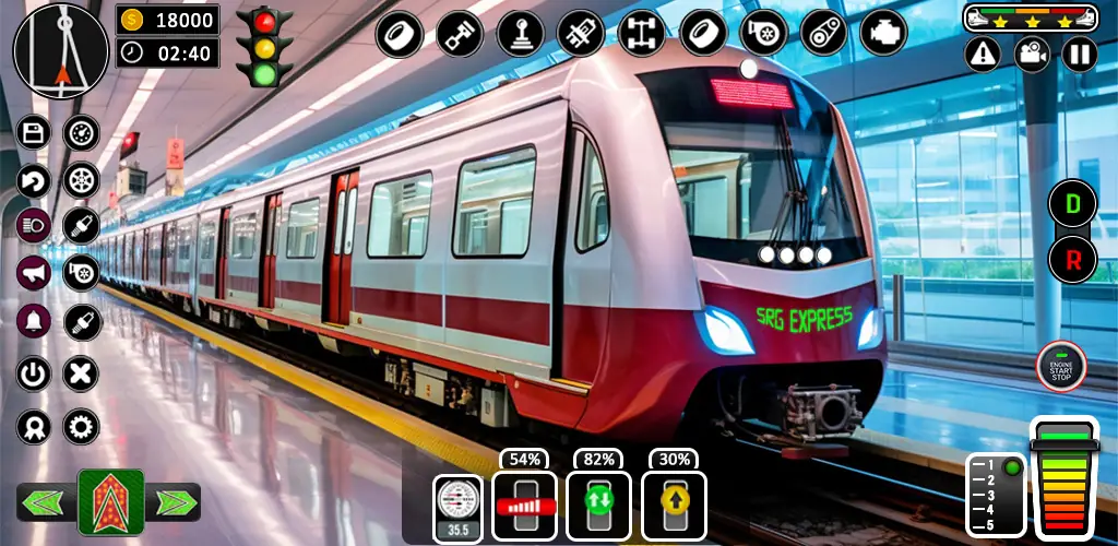 ville train sim- train Jeux 3d jeu cover art for Android