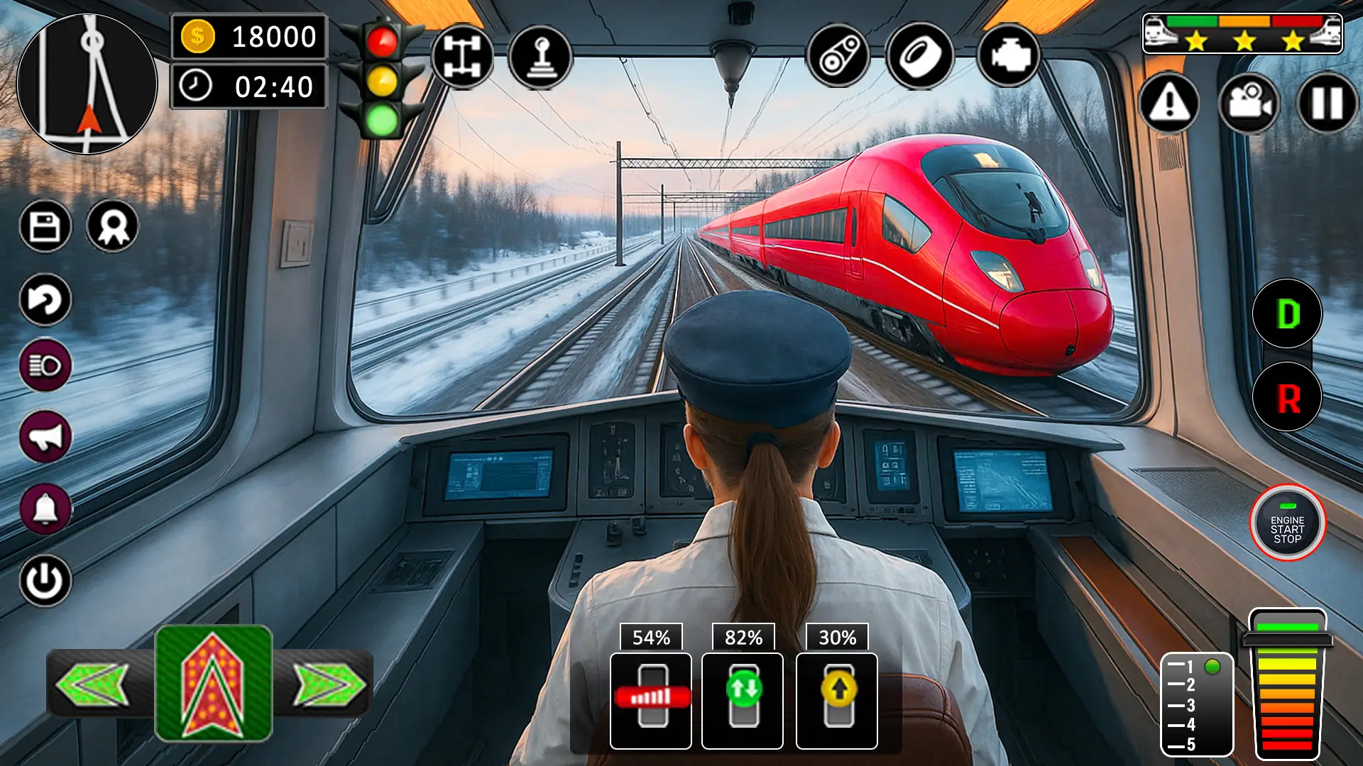 Capture d'écran ville train sim- train Jeux 3d 1