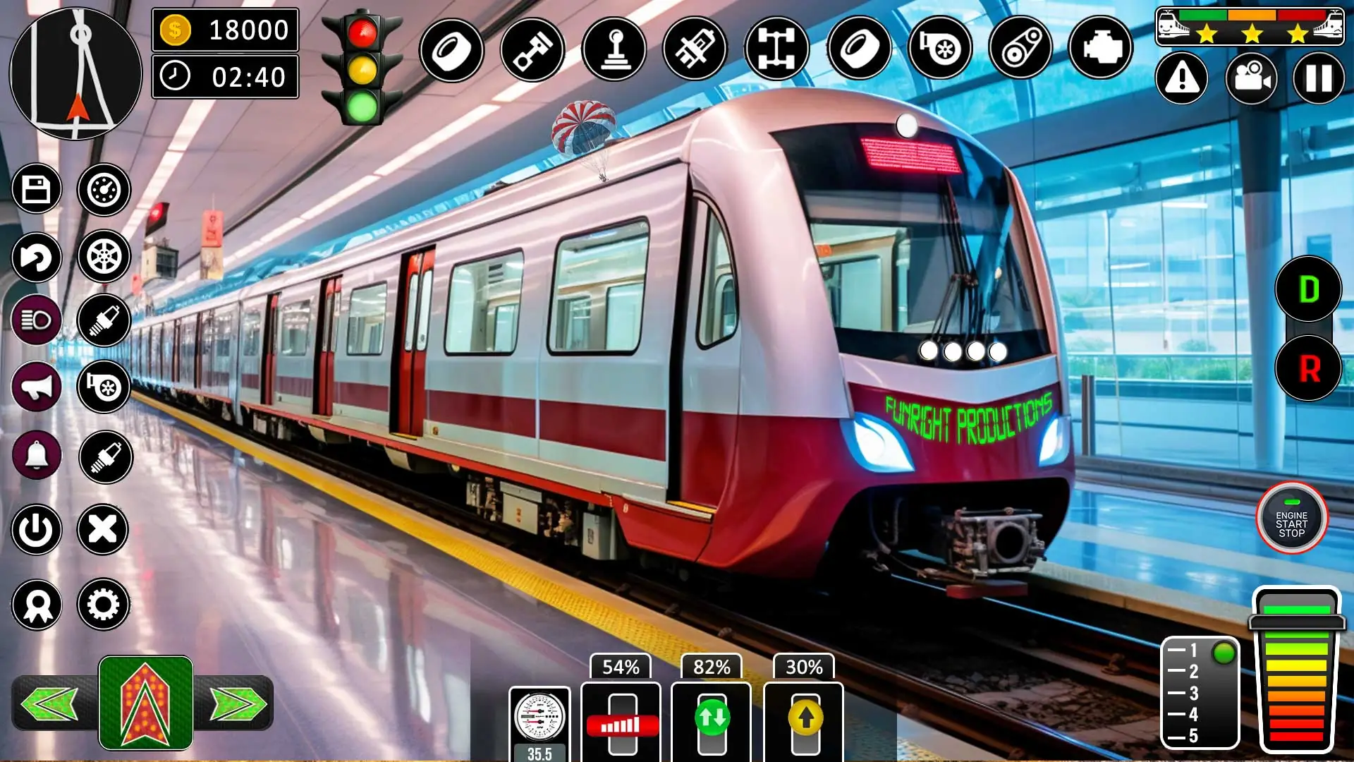 Capture d'écran ville train sim- train Jeux 3d 2
