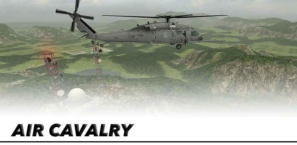 Helicopter Sim Flight Simulator game cover art for Android
