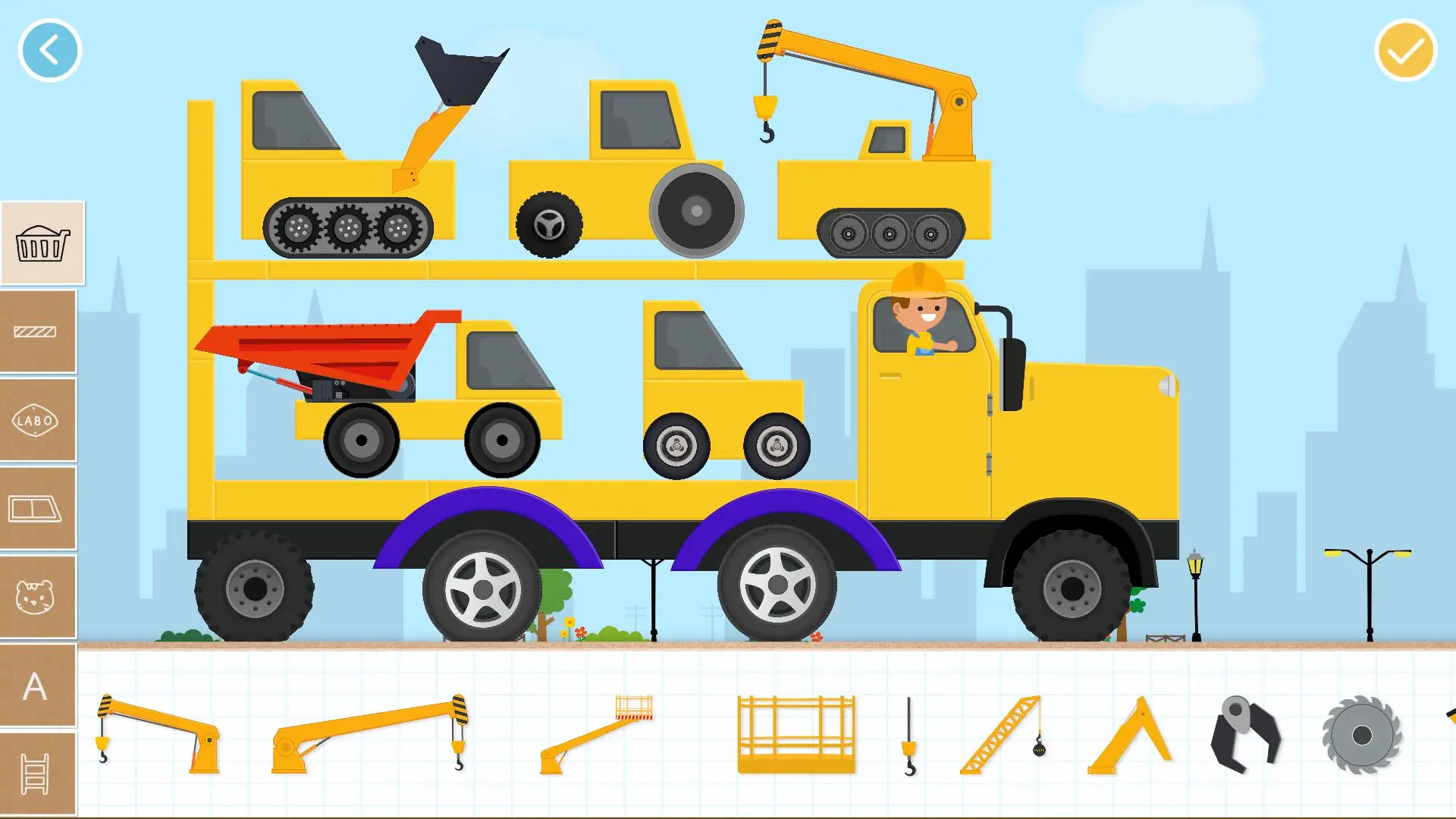 Zrzut ekranu Labo Brick Car2 Kid Gra 2