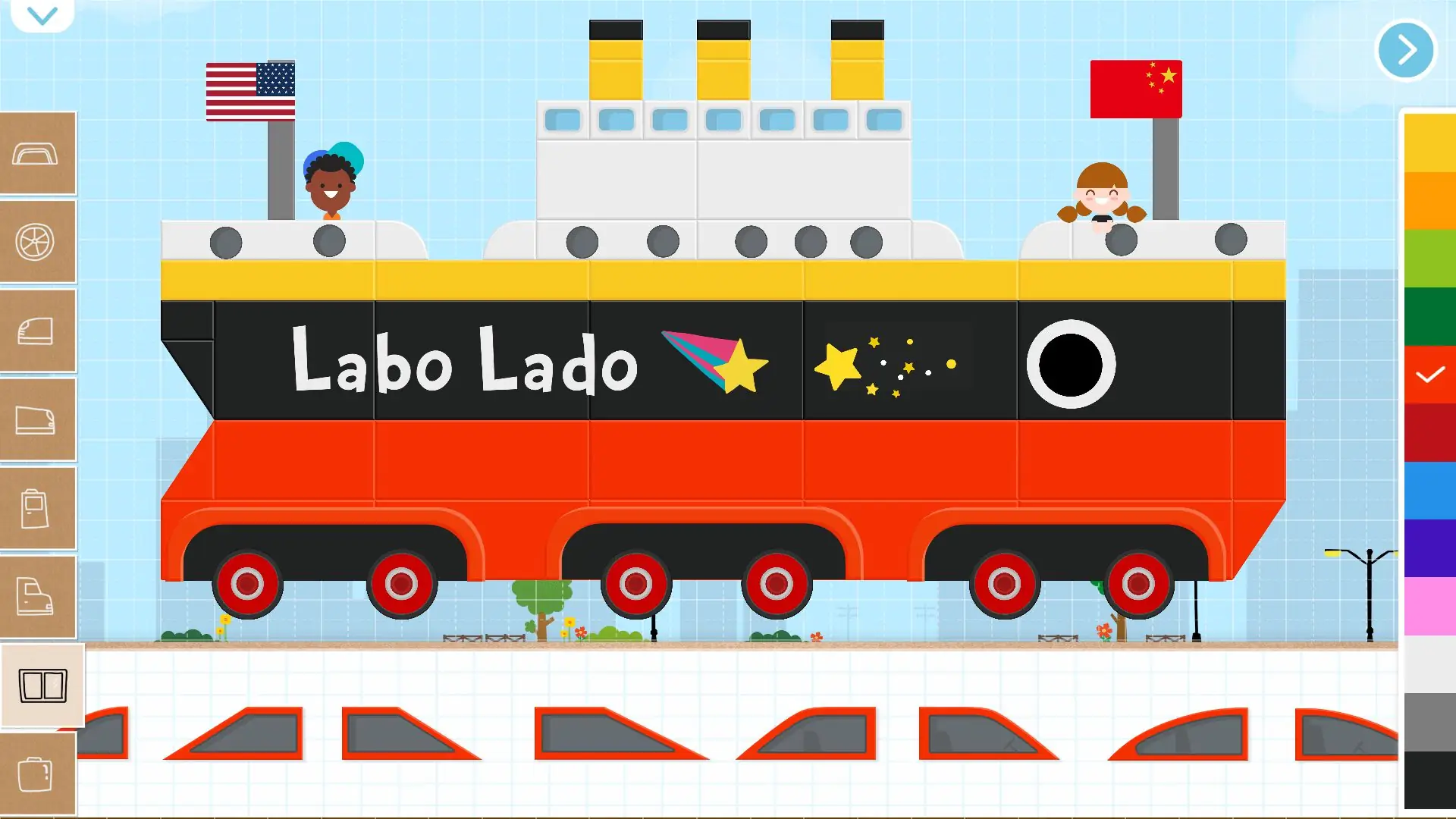 Zrzut ekranu Labo Brick Car2 Kid Gra 7