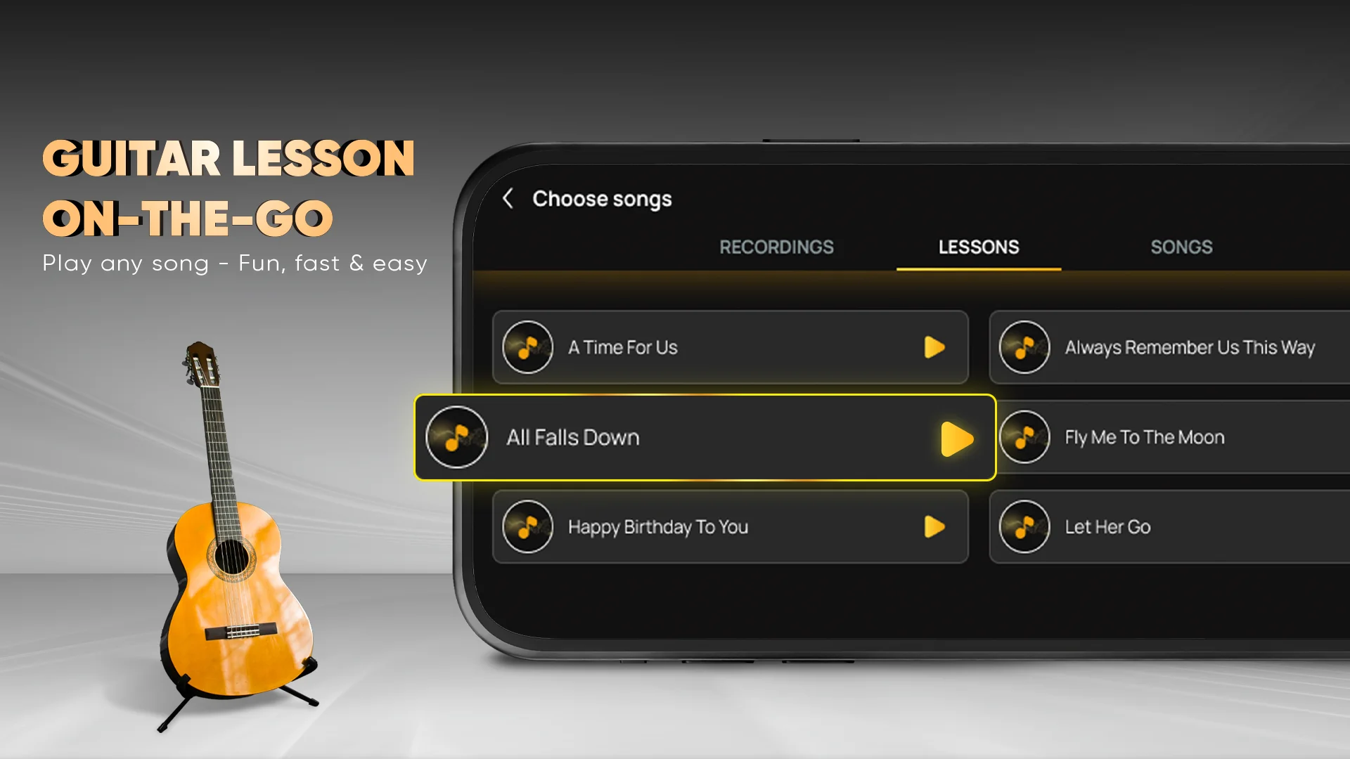 Captura de tela Learn Guitar - Real Tabs 3