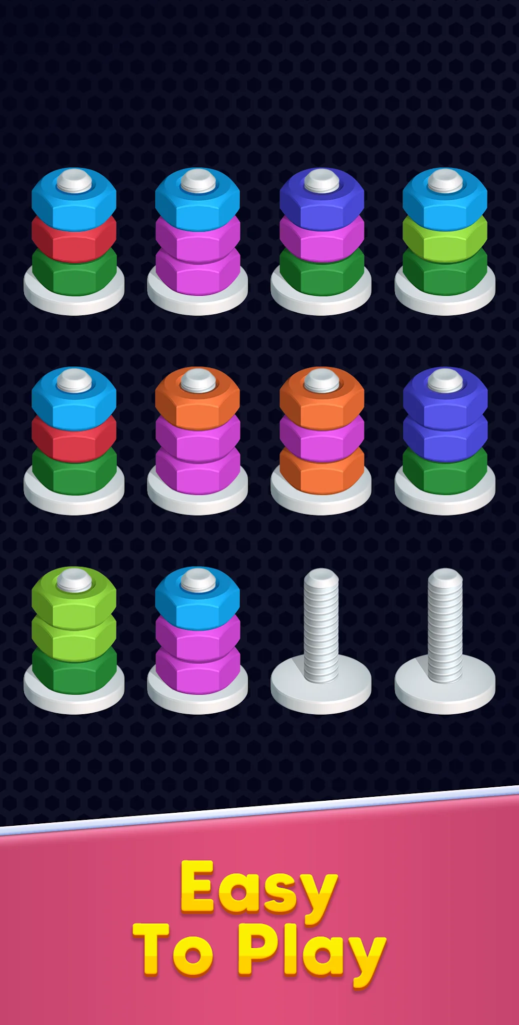 Nut Sort Puzzle Games képernyőkép 1