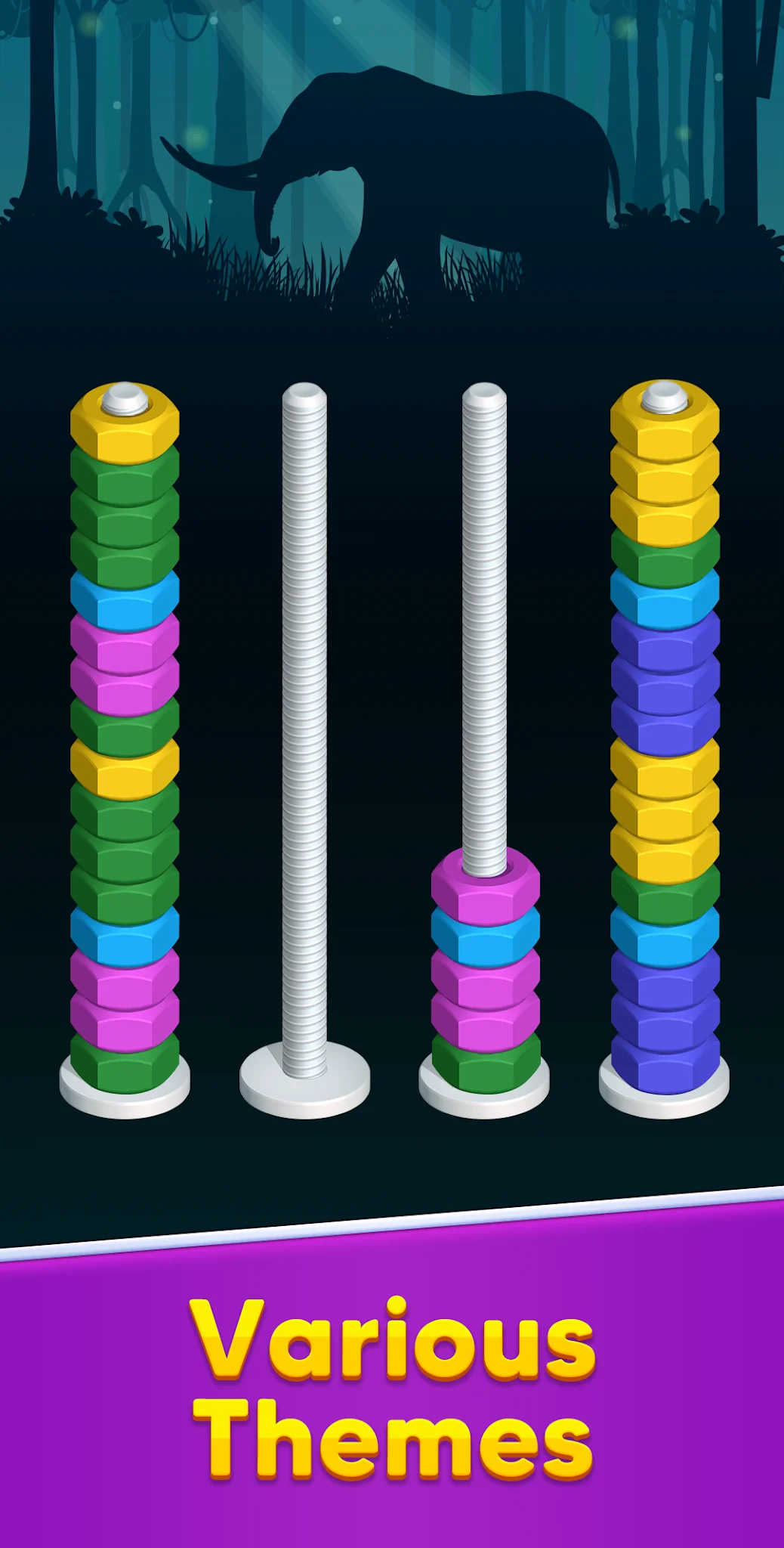 Nut Sort Puzzle Games képernyőkép 3