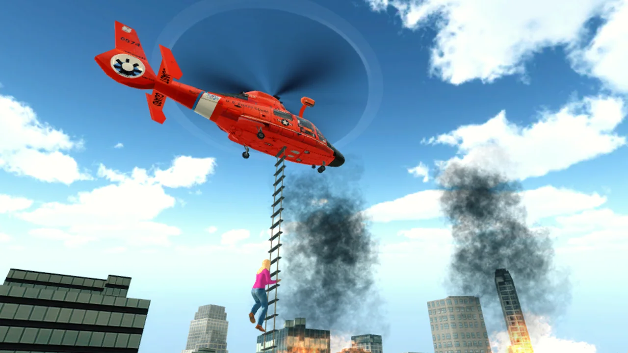 Captura de pantalla Police Helicopter Simulator 1