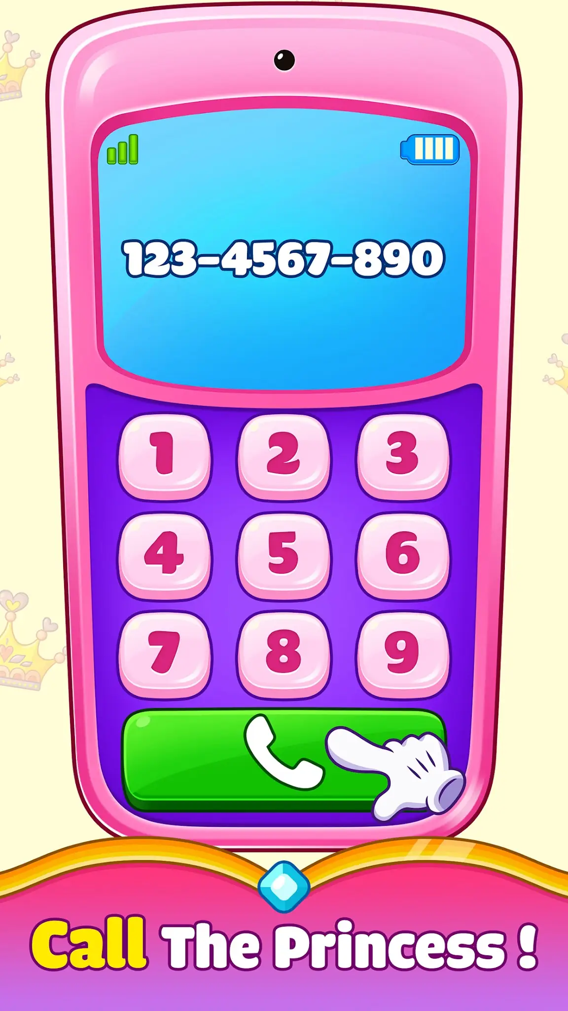 Ảnh chụp màn hình Princess Baby Phone Game 2
