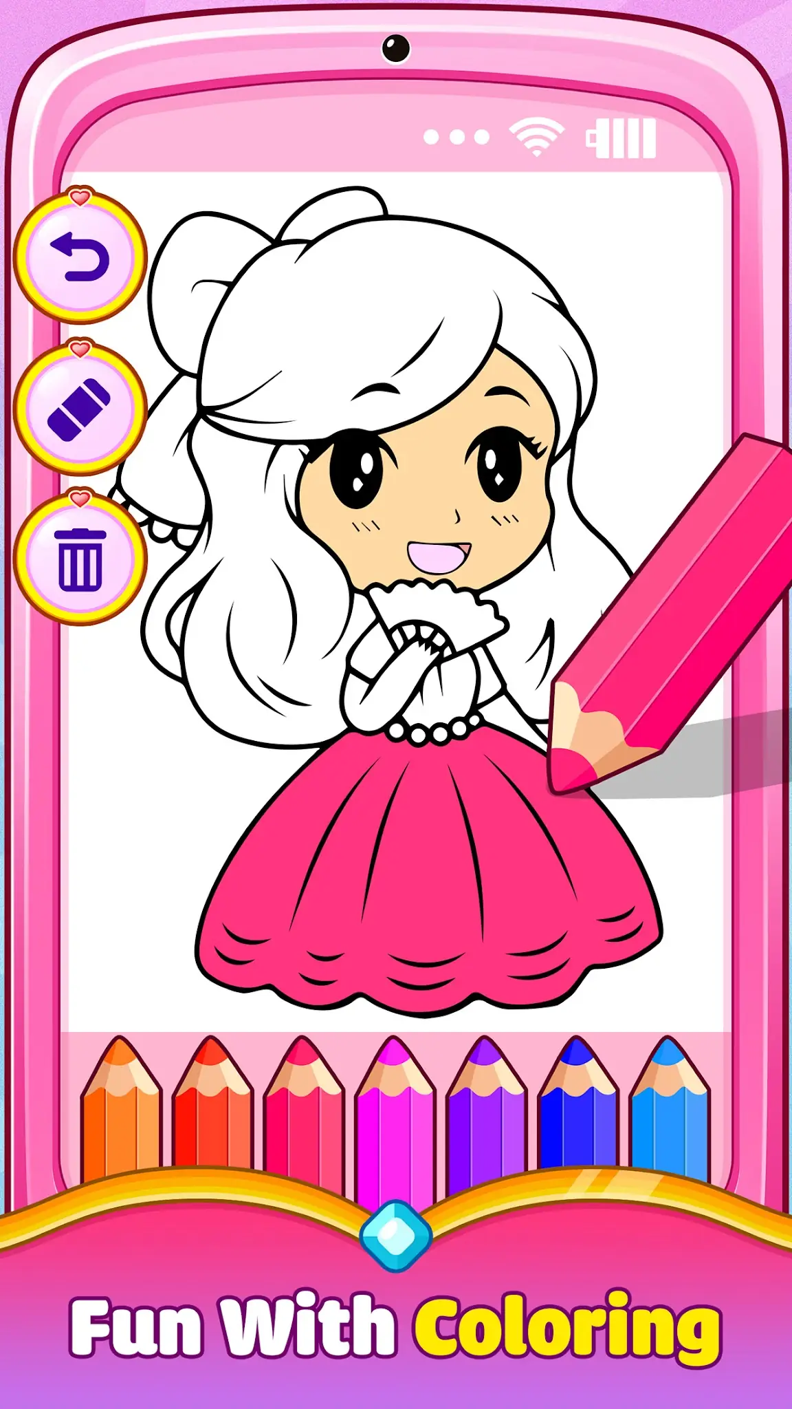 Ảnh chụp màn hình Princess Baby Phone Game 5