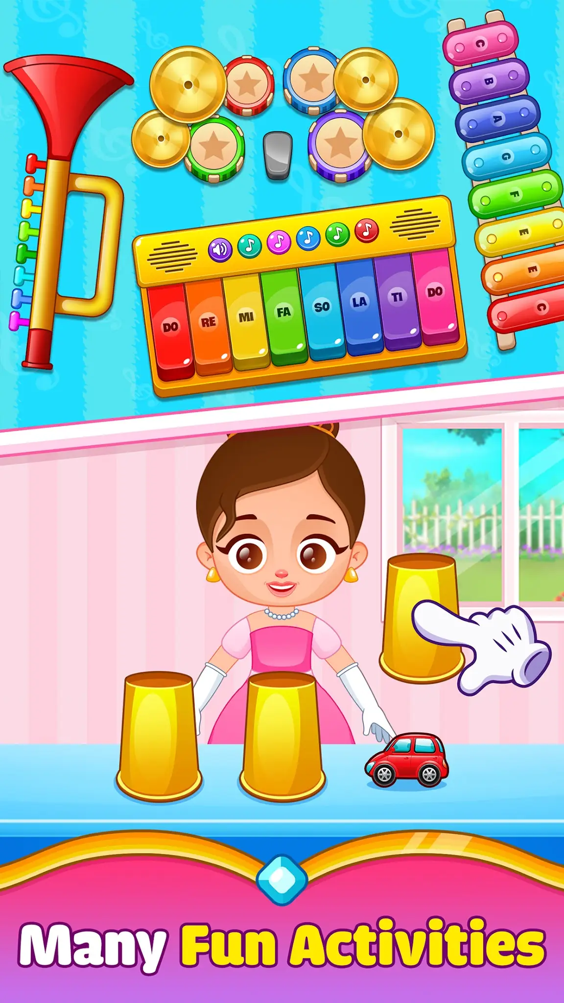 Ảnh chụp màn hình Princess Baby Phone Game 7