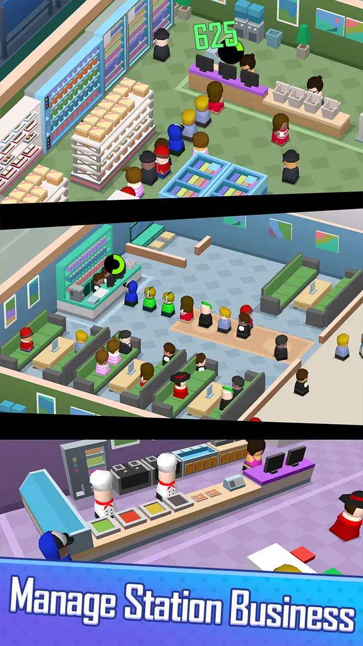 Capture d'écran Idle Railway Tycoon 2