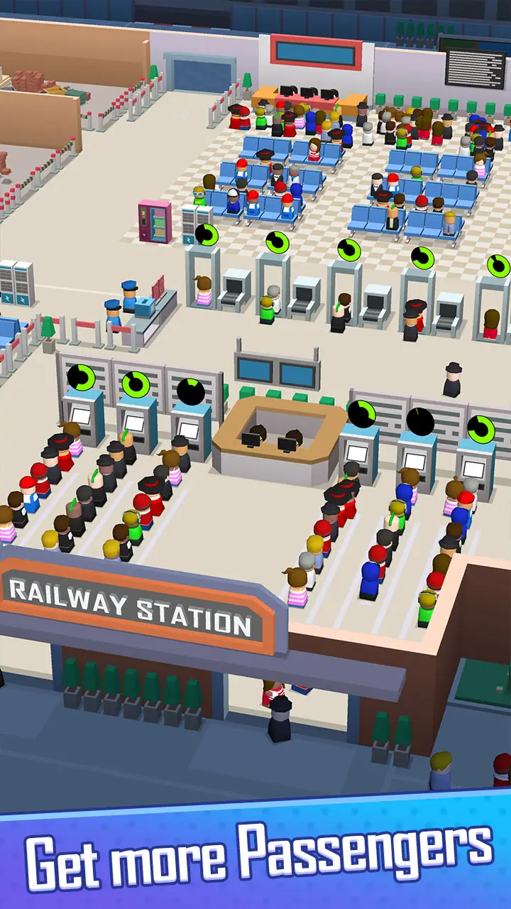 Capture d'écran Idle Railway Tycoon 4