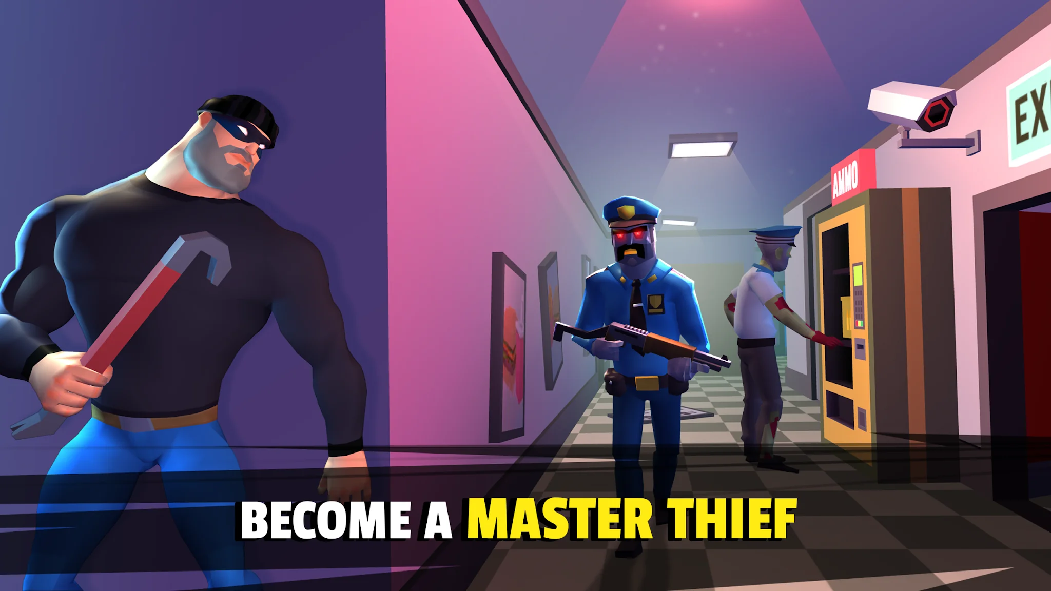 ภาพหน้าจอ Robbery Madness 2:Stealth game 1